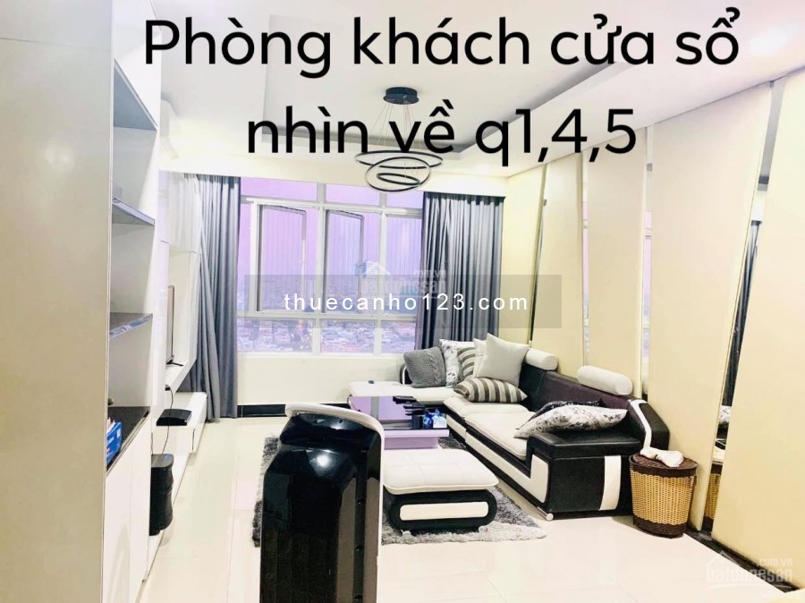 Cho thuê căn hộ 150m2, 3PN, 2WC, Full nội thất cao cấp tại khu căn hộ Chánh Hưng - Giai Việt