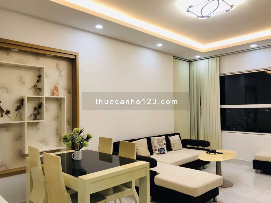 Cho thuê căn hộ chung cư M-One Nam Sài Gòn 63m2, 2Pn, 1Wc, Căn góc mới tinh.