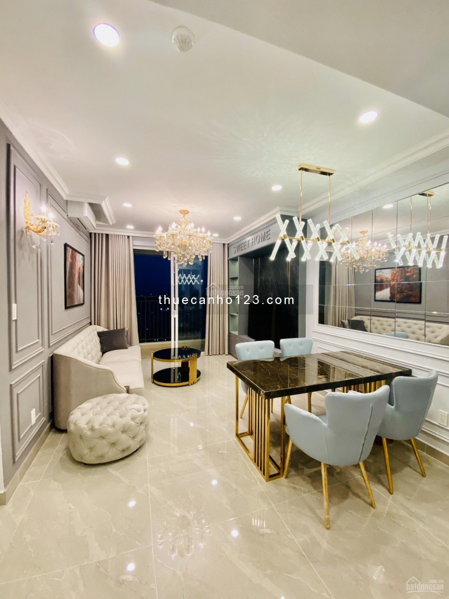 Cho thuê căn hộ rộng 85m2, cc Him Lam Riverside 2 PN, view thoáng, giá 12 triệu/tháng