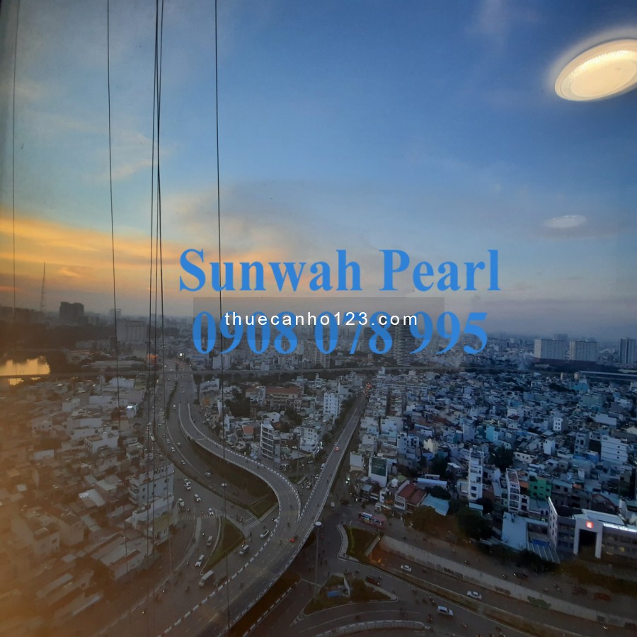 Căn hộ 1PN Sunwah Pearl cho thuê chỉ 17 triệu, tầng cao, nội thất mới 100%. Hotline 0908078995