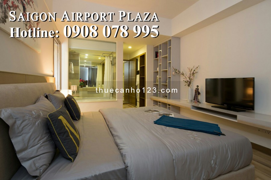 Cho thuê căn hộ 3pn_156m2 chỉ 25 triệu tại Sài Gòn Airport Plaza. Hotline PKD 0908 078 995