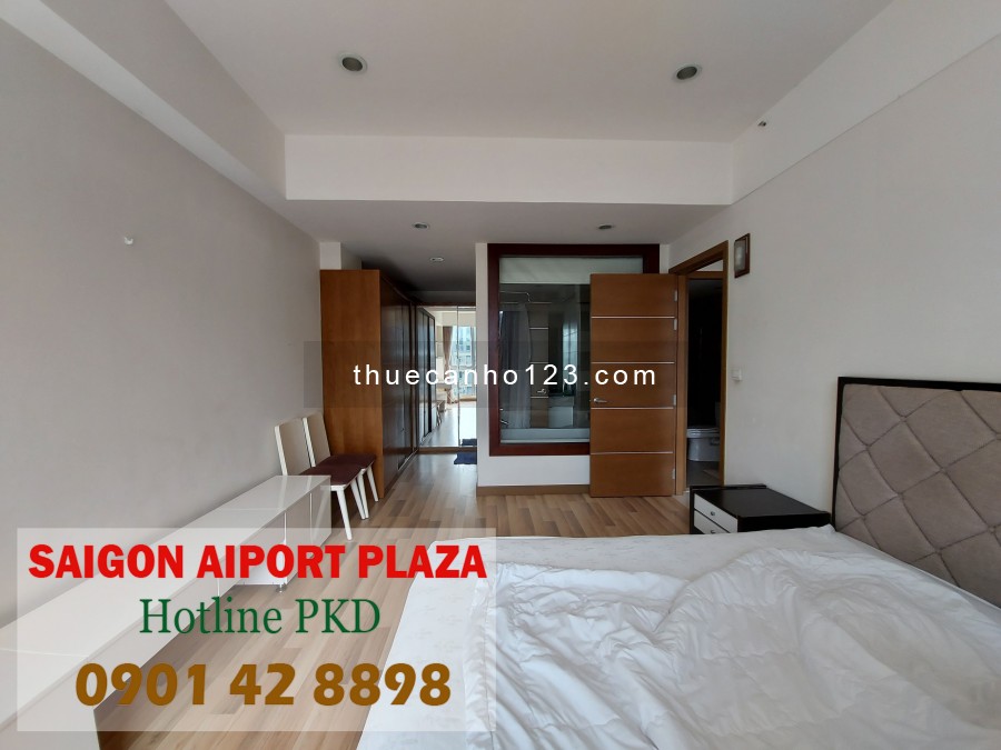 Chỉ với 16tr/tháng thuê ngay CH 2PN Sài Gòn Airport Plaza, view sân vườn, DT 95m2 - LH 0901 42 8898