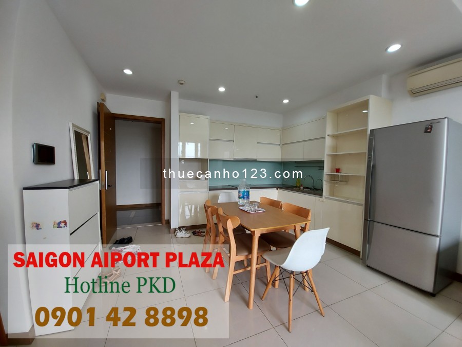 Cần cho thuê gấp CH 3PN Sài Gòn Airport Plaza, diện tích 125m2, giá 21 tr/th, đủ NT - LH 0901428898