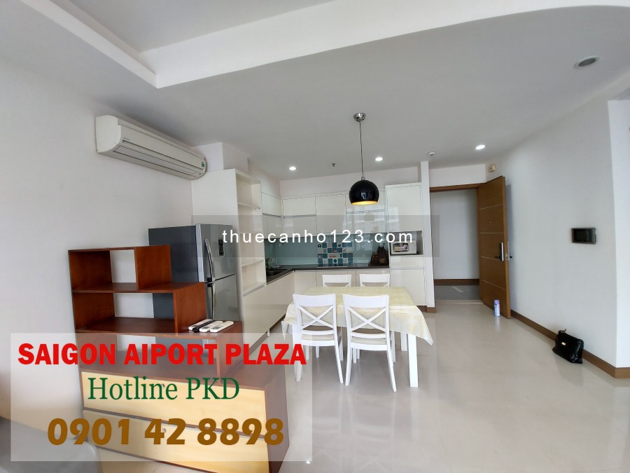 Chỉ với 16tr/tháng thuê ngay CH 2PN Sài Gòn Airport Plaza, view sân vườn, DT 95m2 - LH 0901 42 8898