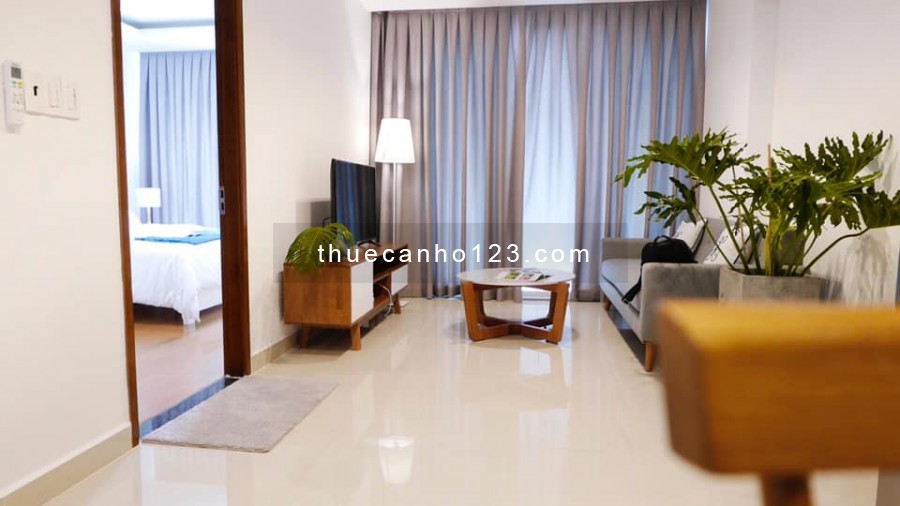 Căn hộ 2 Phòng ngủ, DT 75m2, Sky Center, Full nội thất đẹp, Giá #14Tr