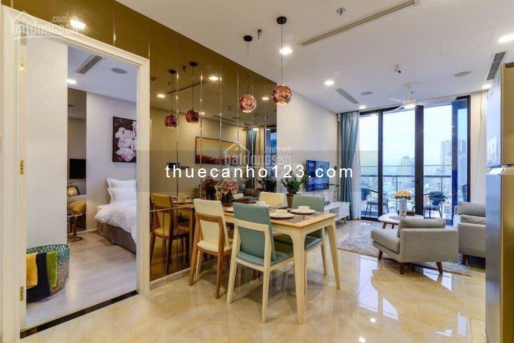 Cho thuê căn hộ cao cấp The Sun Avenue, 72m2, 2PN, 2WC, Nhà mới, thiết kế sang trọng