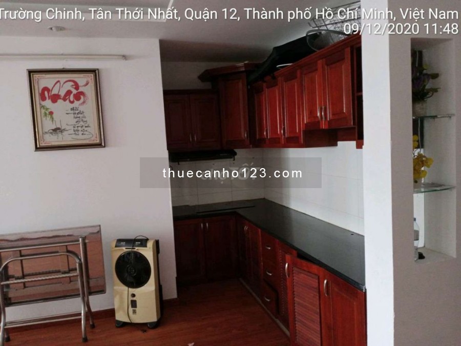 Cho thuê căn hộ trong chung cư Kim Tâm Hải, Quận 12, 2PN 2WC gần ngay cầu Tham Lương