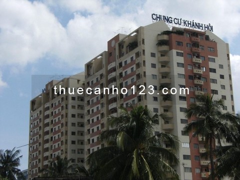 Cho thuê căn hộ chung cư Khánh Hội 2, 75m2, 2PN, 2WC, Giá 17 triệu/tháng