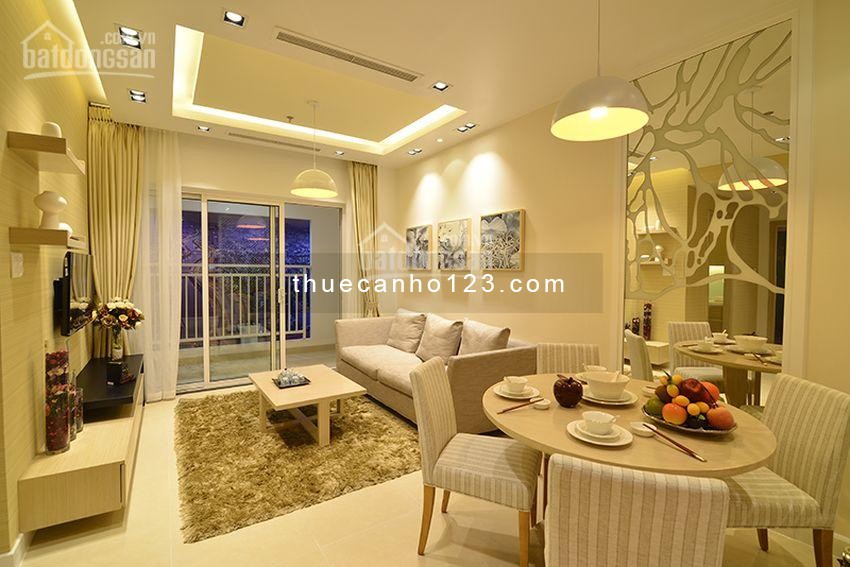 Cần cho thuê căn hộ rộng 114m2, 3 PN, có sẵn nội thất, cc Lucky Palace, giá 14 triệu/tháng