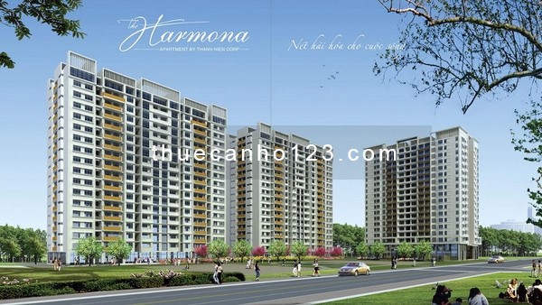 Cho thuê căn hộ tại dự án chung cư The Harmona, 76m2, 2PN, 2WC. Chỉ 11 triệu/tháng