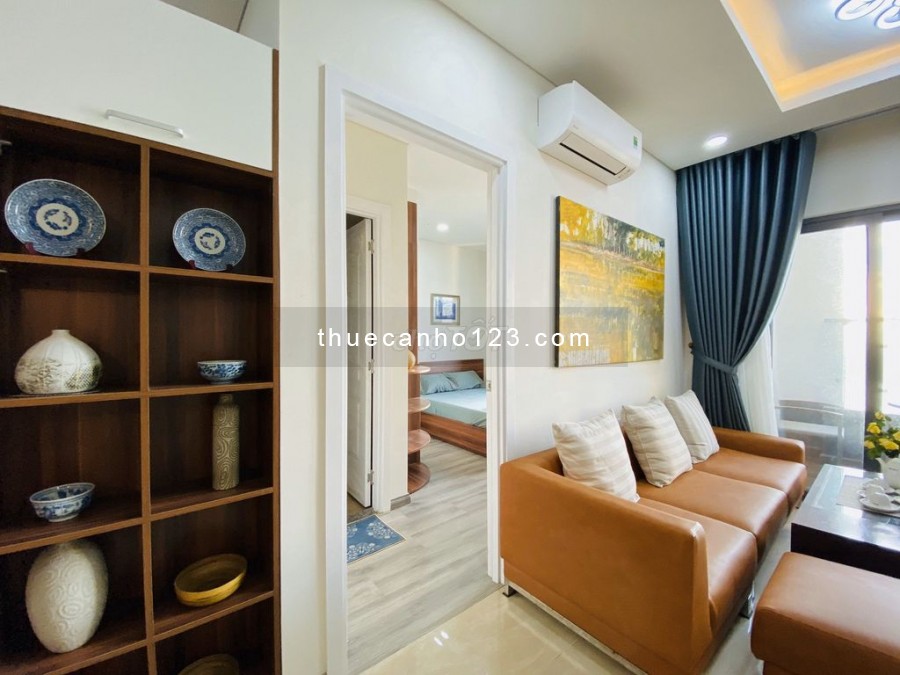 Cho thuê căn hộ chung cư Monarchy, 2PN, 2WC, tầng cao view Sông Hàn siêu đẹp