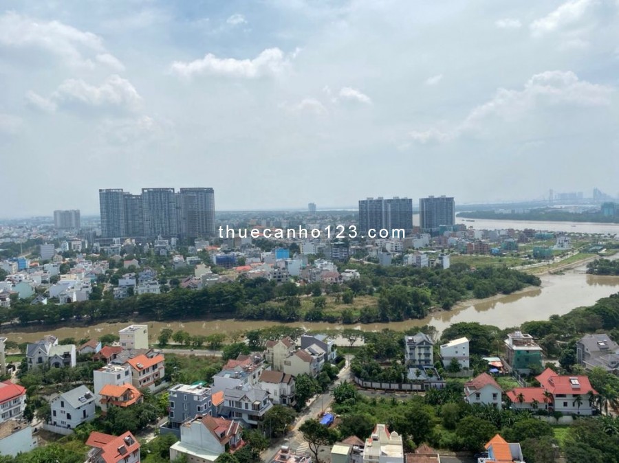 The Sun Avenue Mai Chí Thọ Quận 2 cho thuê căn hộ mới, 90m2, 3PN