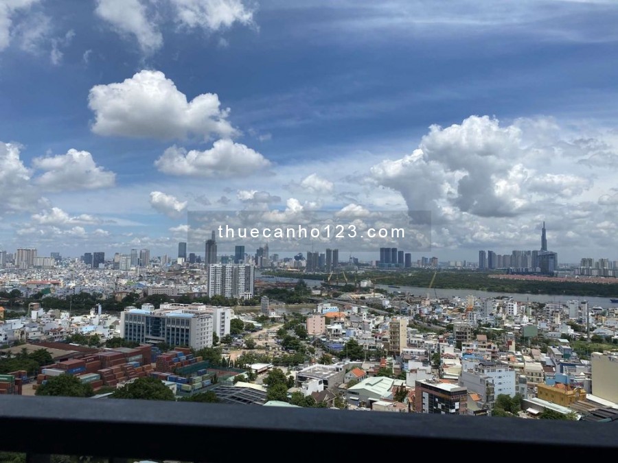 Cho thuê căn hộ chung cư Eco Green Sài Gòn 3PN, 2WC, 87m2, Tầng trung, View Landmark