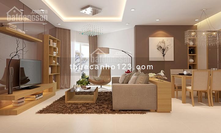 Cần cho thuê căn hộ mới 86m2, 2 PN, tầng cao, rộng rãi, cc Him Lam Chợ Lớn, giá 10 triệu/tháng