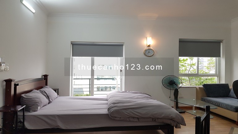 Cho thuê căn hộ giá rẻ tại Trần Hưng Đạo, Hoàn Kiếm, 30m2, 1PN, ban công thoáng