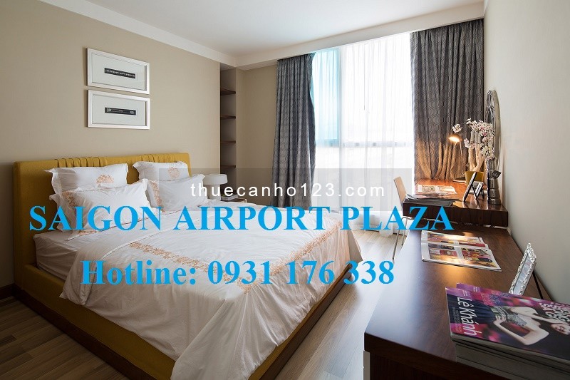 Cho thuê căn hộ 110m2-3pn Sài Gòn Airport Plaza đủ nội thất, 18tr/tháng. LH 0931. 176. 338