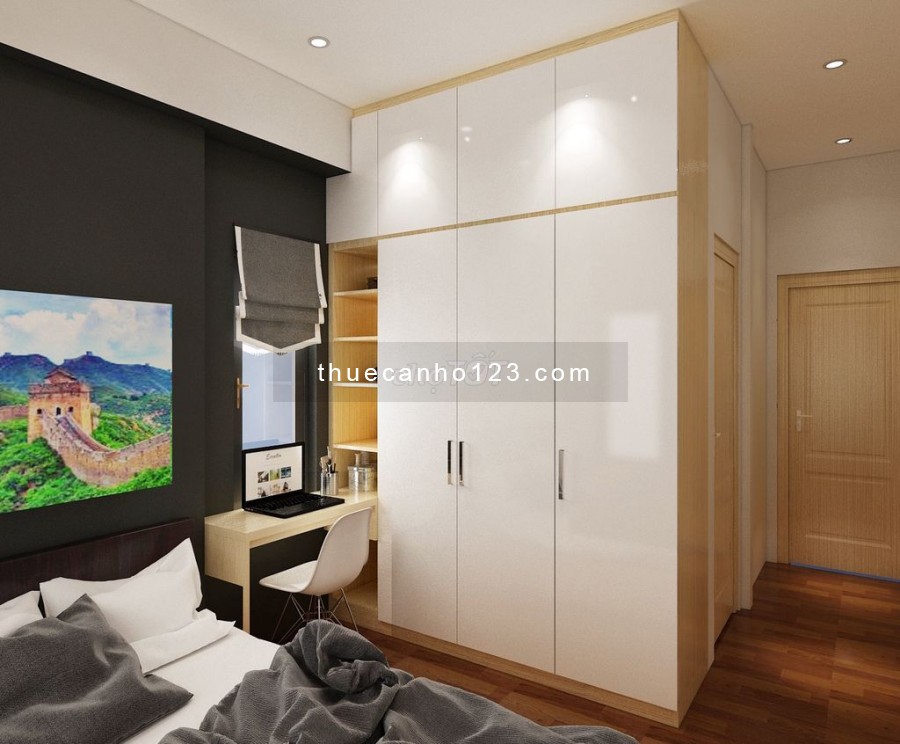 Cho thuê căn hộ chung cư The Sun Avenue 2PN đầy đủ nội thất lung linh cao cấp, Không gian ấm cúng