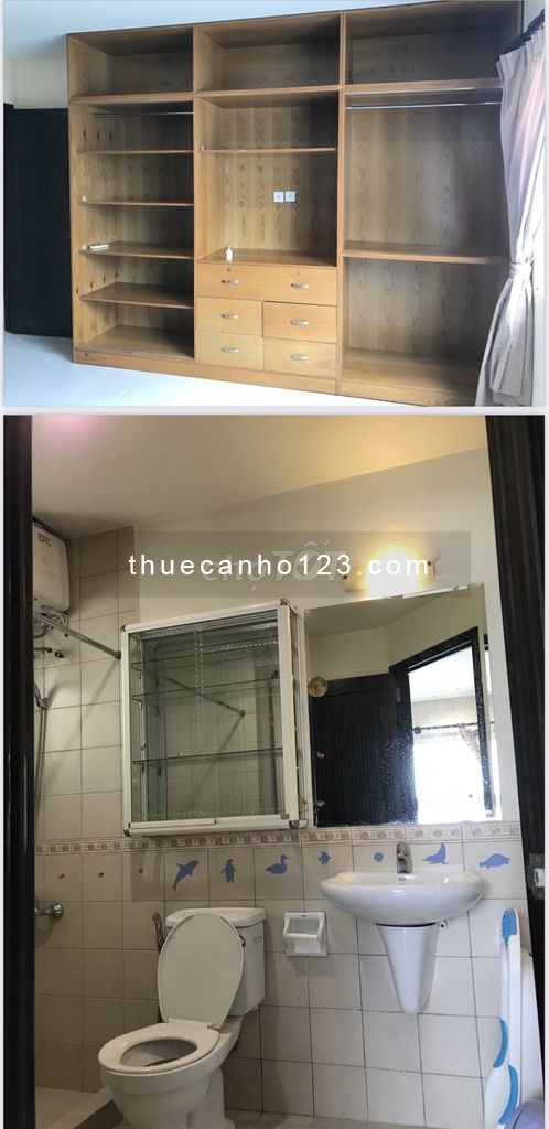 Cho thuê căn hộ chung cư An Phú Quận 6, căn 82m2 có 2 phòng ngủ, 2 phòng vệ sinh