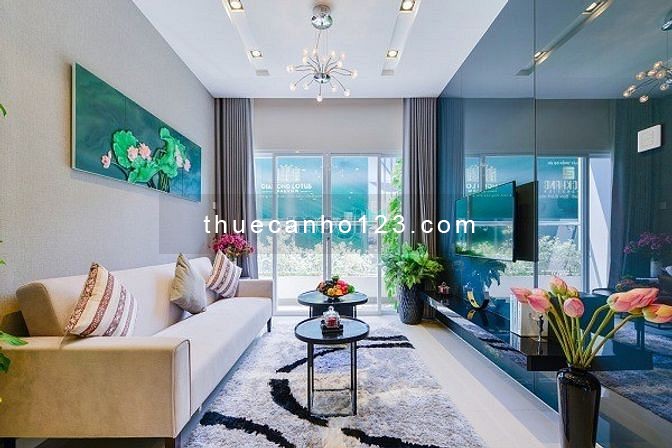 Cho thuê Chung cư Sky Garden 3, Phú Mỹ Hưng, Quận 7. Căn góc 74m2, 2PN 2WC nhà đẹp giá 10 triệu/thán