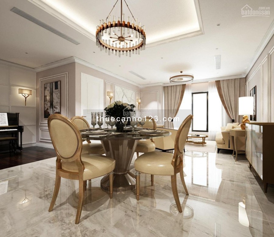 Cho thuê căn hộ ở chung cư Hà Nội Aqua Central 120m2, gồm 3PN, 2WC giá thuê 26 triệu/tháng