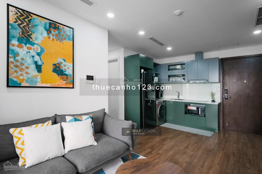 Cho thuê căn hộ chung cư Vinhomes D'Capitale 61m2, 2 phòng ngủ, giá thuê 12 triệu/tháng.