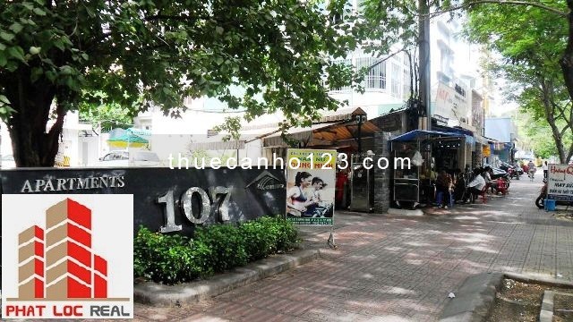 Cho thuê căn hộ 107 Trương Định, Q 3, 2PN đủ nội thất giá 16 tr/tháng - 0908879243 Tuấn