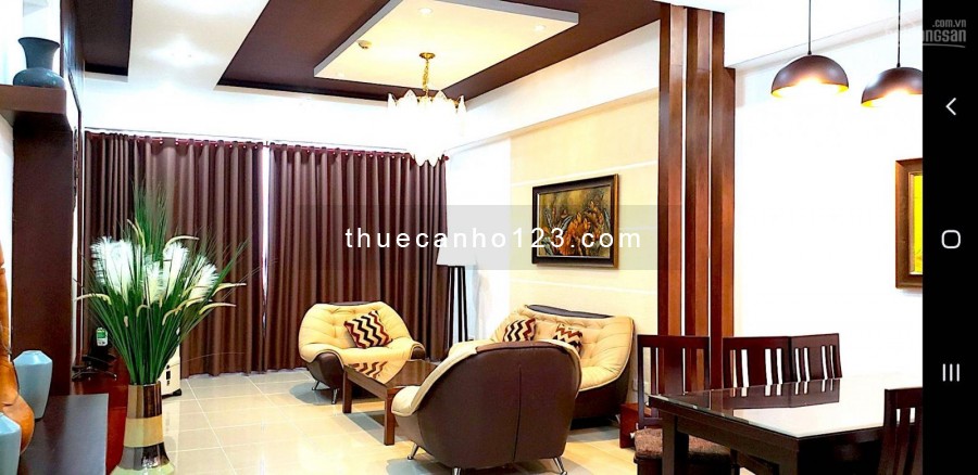 Căn hộ cao cấp, đẹp tại chung cư Saigon Pearl, 122m2, 3PN, full nội thất sang trọng.