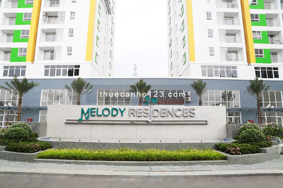 Cho thuê căn hộ Melody Residence Âu Cơ, Tân Phú, DT: 70m2, 2PN, 2 giá 10tr/tháng