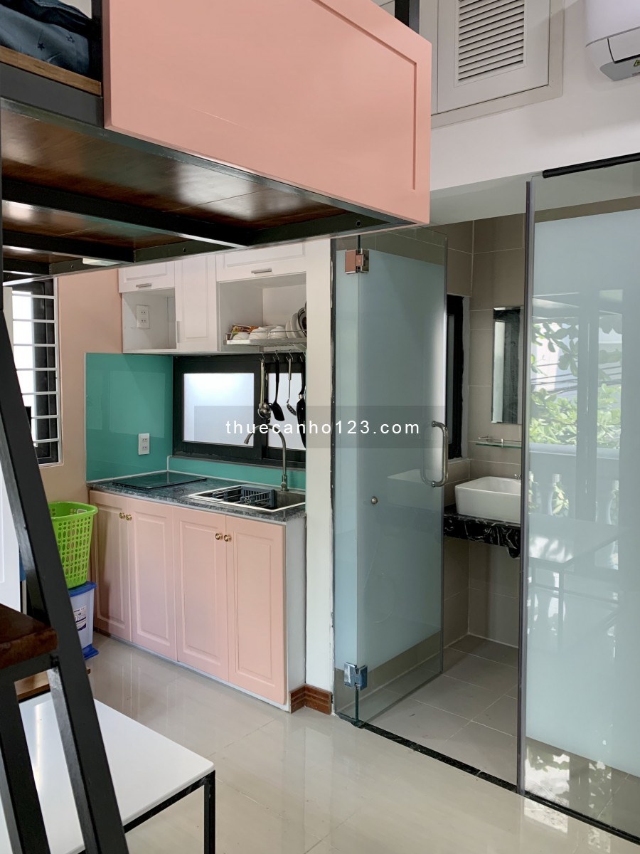 Cho thuê căn hộ full nội thất có ban công giá rẻ đường Lâm Văn Bền Quận 7
