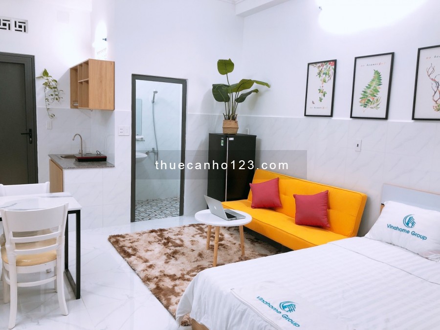 Căn hộ full nội thất, 30m2, gần Etown Cộng Hòa, ngay Cầu vượt Hoàng Hoa Thám