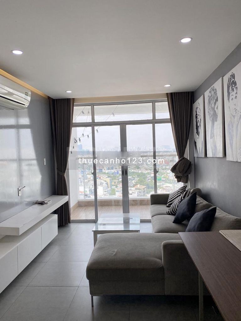 Cho thuê căn hộ Hoàng Anh Thanh Bình, diện tích 82m2, tầng cao, view đẹp, 2 phòng ngủ.