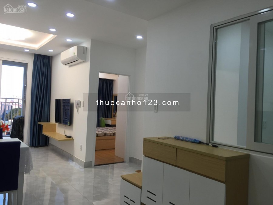 Cho thuê căn hộ chung cư mới Sky Center Tân Bình, dtsd 74m2, 2pn, 2wc giá thuê 13tr/tháng