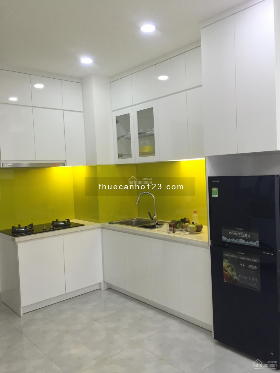 Cho thuê căn hộ chung cư mới Sky Center Tân Bình, dtsd 74m2, 2pn, 2wc giá thuê 13tr/tháng