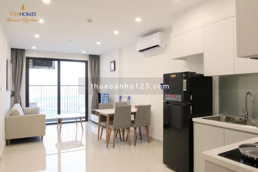 Cho thuê căn hộ cao cấp 1PN1VS tại Vinhomes Smart City, 45m2, 7tr5