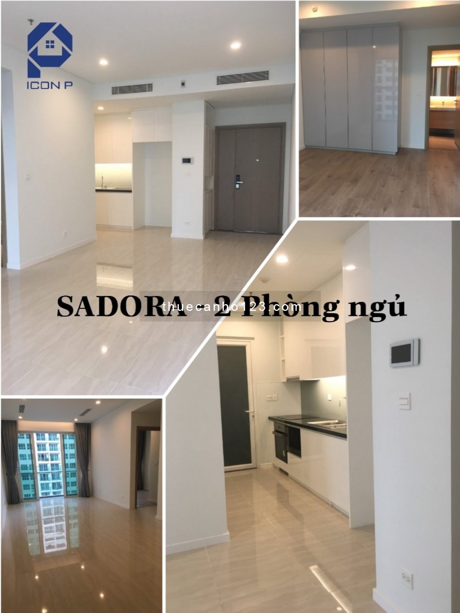 Cho thuê căn hộ Sadora Quận 2, diện tích 89m2, 2 phòng ngủ giá 17 triệu/tháng bao phí.