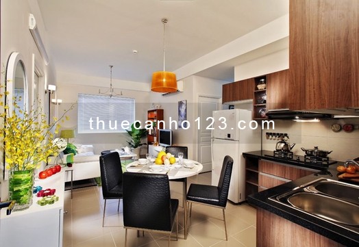 Cho thuê căn hộ tại Lotus Garden 75m2, 2pn, 2wc nội thất cơ bản giá thuê 8 triệu