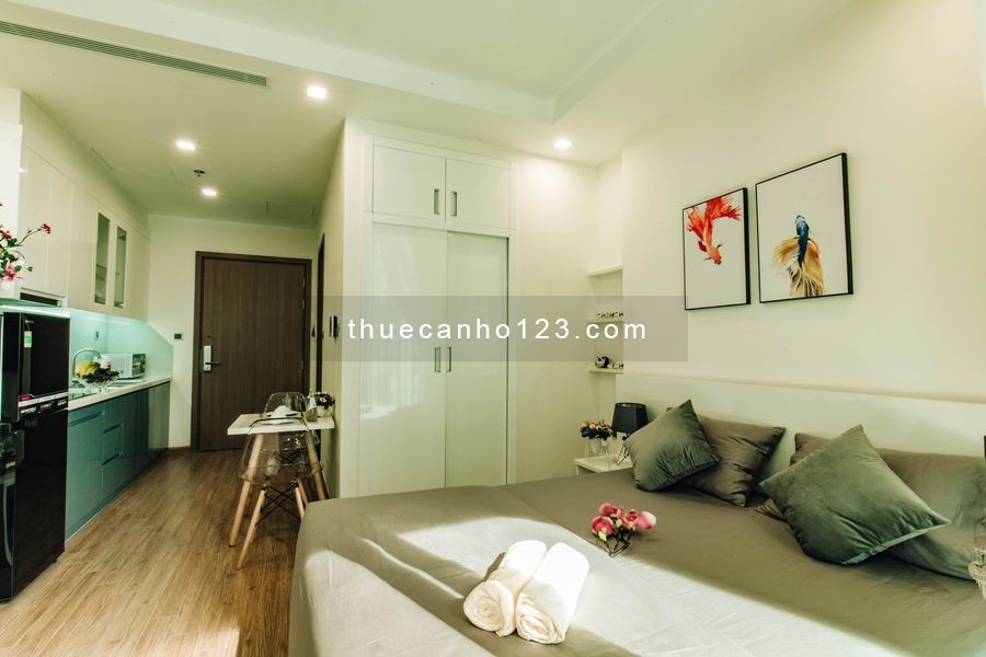 Cho thuê nhanh căn hộ chung cư cao cấp tại dự án Vinhomes Green Bay full nội thất cao cấp, 28m2