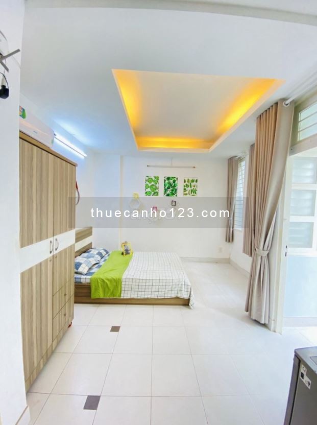 Trống cho thuê căn hộ dịch vụ 25m2 1PN ở Phú Nhuận giá rẻ nhất thị trường