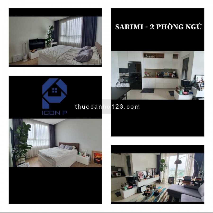 Cho thuê căn hộ Sarimi Sala 2 phòng ngủ, rộng 88m2, Lh tư vấn thêm 0934.323.506 Bích Vân