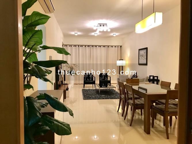Cho thuê căn hộ Saigon Pearl 140m2, gồm 3PN, 2WC và đầy đủ nội thất mới đẹp