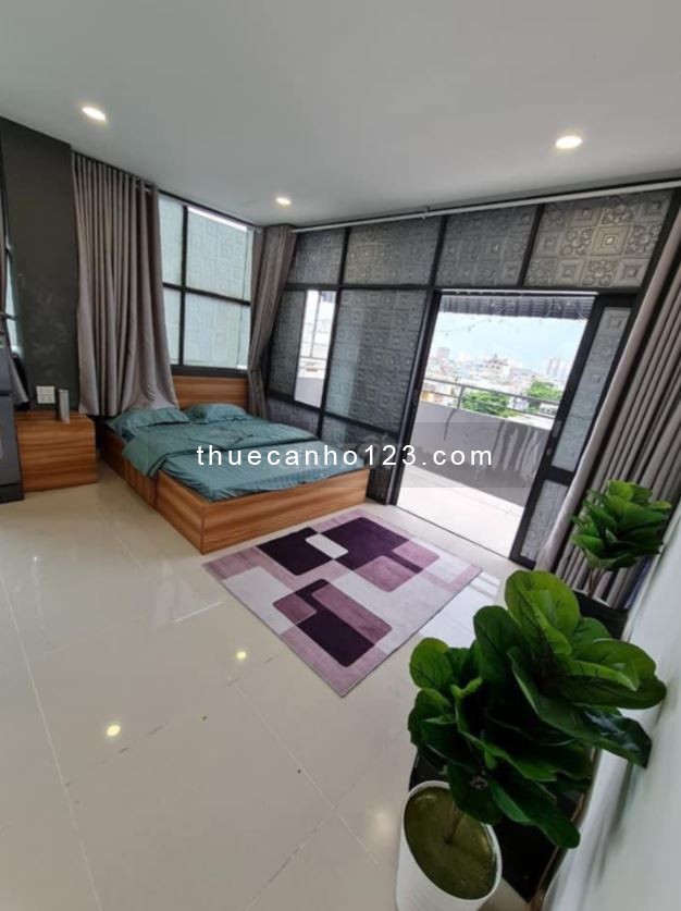 Trống cho thuê căn hộ dịch vụ Penthouse 1 PN Quận Tân Phú giá chỉ 4tr5