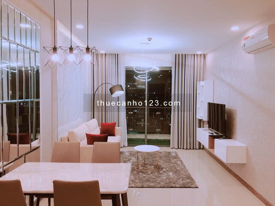 Cho thuê căn hộ cao cấp The Gold view Quận 4, căn 90m2, 2pn, 2wc giá thuê 15 triệu/tháng