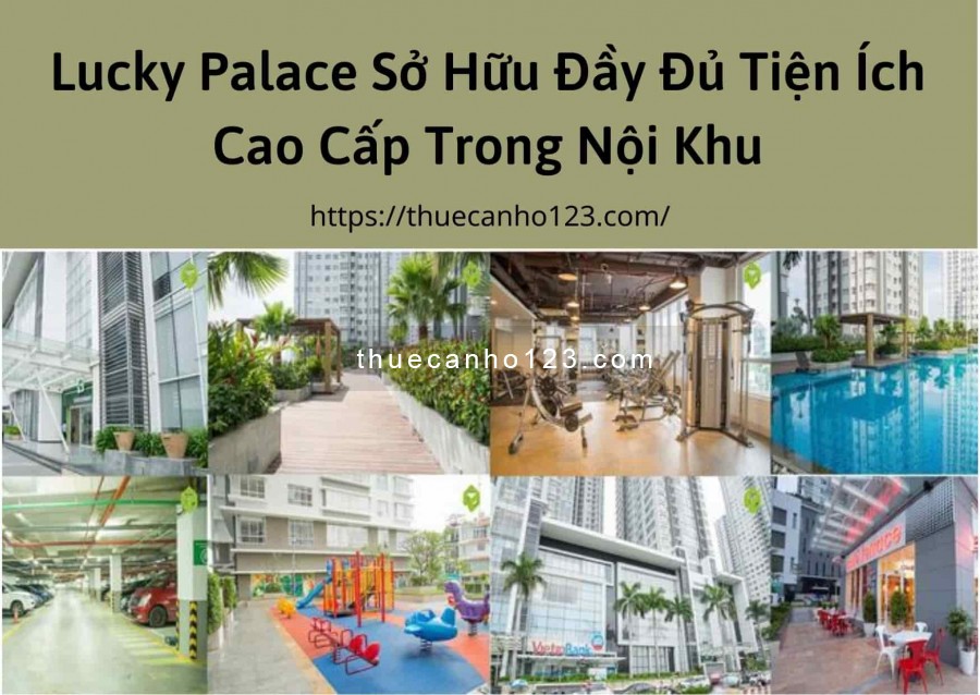 Tiện ích nội khu chung cư Lucky Palace