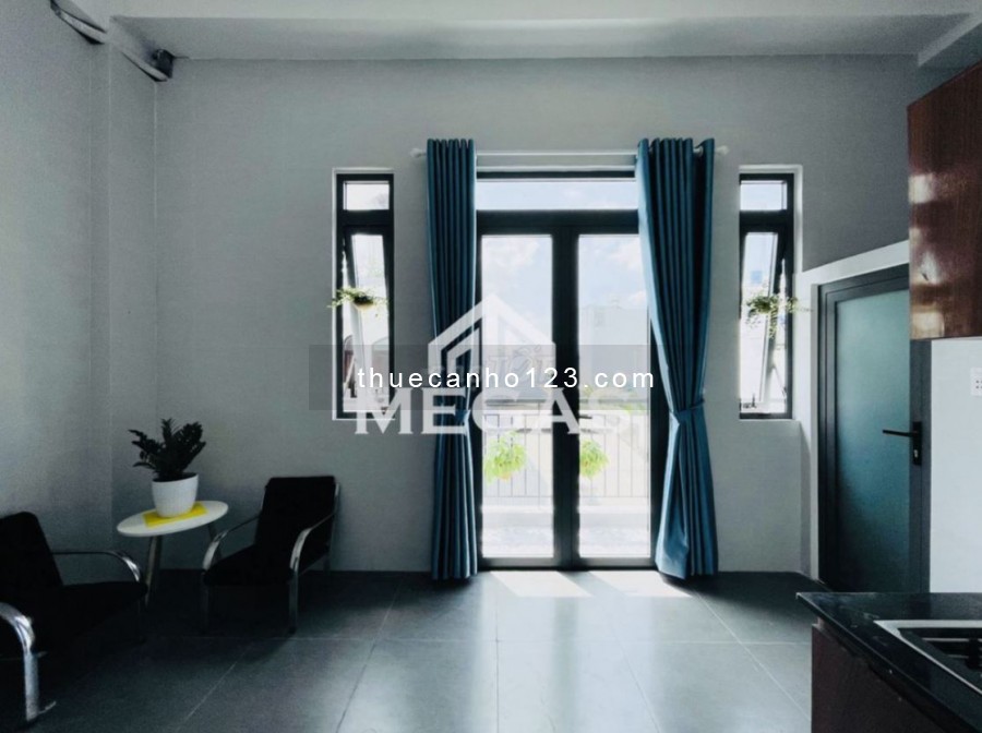 100% mới xây cho thuê căn hộ dịch vụ có ban công riêng Quận Tân Phú giá rẻ chỉ 4tr2 đầy đủ nội thất