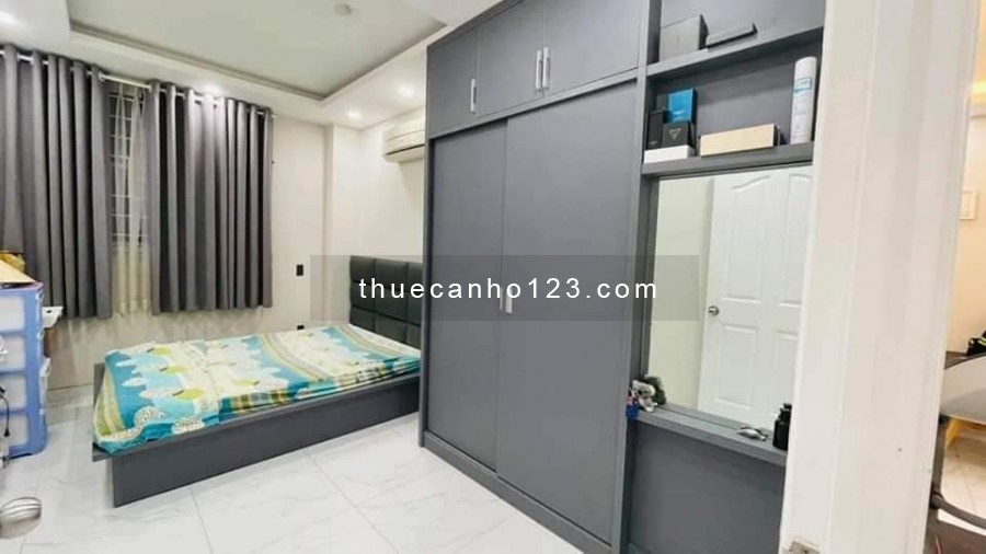 Cần cho thuê căn hộ chung cư Khánh Hội 3, 2 phòng ngủ, 2 toilet. Full nội thất mới