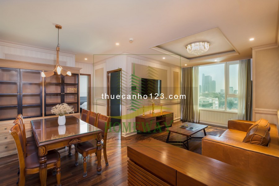 Cho thuê căn hộ cao cấp tại Léman Luxury trung tâm Quận 3, căn 2 phòng ngủ và đủ nội thất