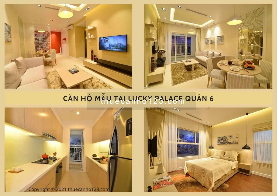 Thiết kế căn hộ cho thuê hiện đại tại Lucky Palace