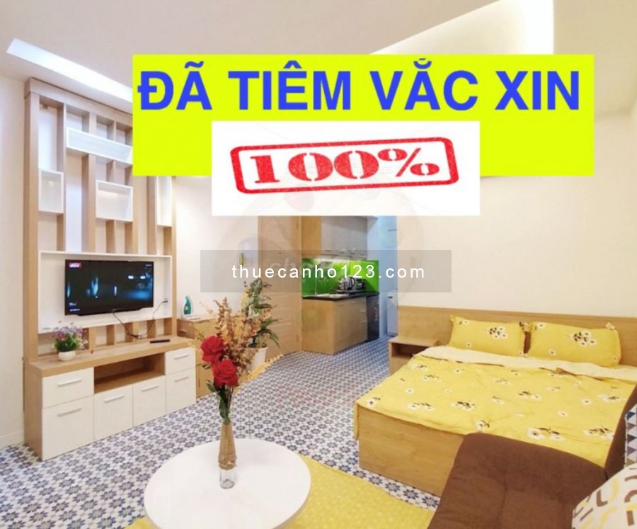 Đầy đủ nội thất cho thuê căn hộ dịch vụ Quận Phú Nhuận giá chỉ 5 triệu/ th