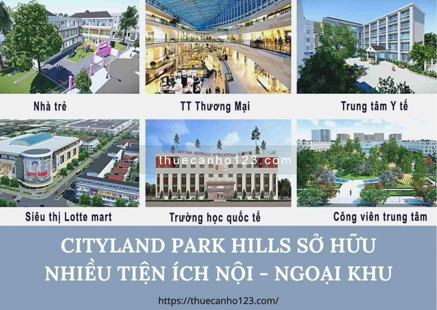 Tiện ích nội, ngoại khu dự án Cityland Park Hills quận Gò Vấp