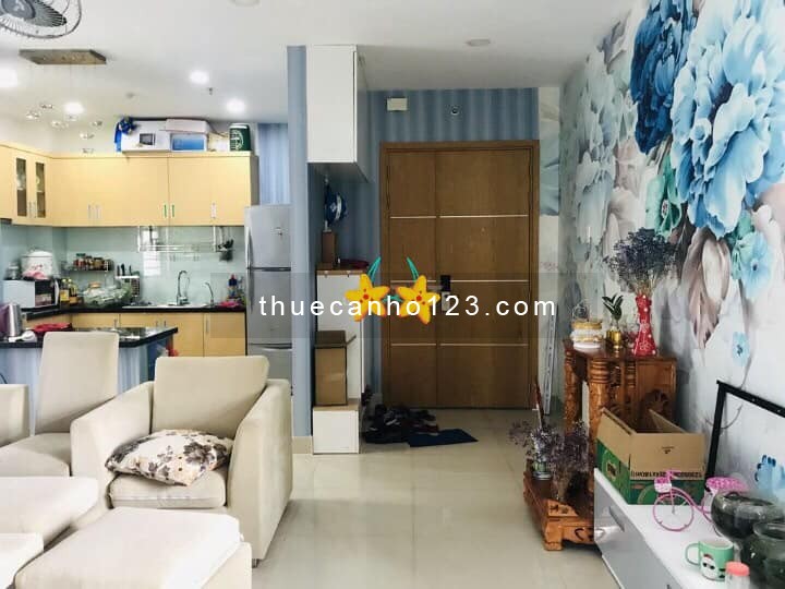 Cho thuê căn hộ chung cư Him Lam Chợ Lớn 2 phòng ngủ +1, 2 toilet, 68m2 nhà đẹp